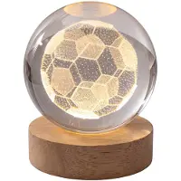 Clayre & Eef tafellamp, bruin glas