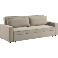 Sweeek 3 zits slaapbank corduroy verstelbaar Beige