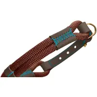 Hunter Halsband Malia Chocolade&Donkerbruin - Hondenhalsband - 50 cm