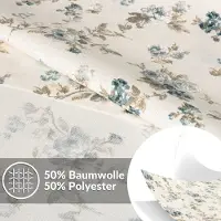 ANRO Tafelkleed Rozen Blauw Ovaal 280x140cm Met sierband Afwasbaar Waterafstotend Binnen & Buiten