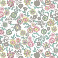 2lif Fleur Zelfklevende Folie Mini rol wit 45cmx2mtr
