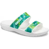 Crocs Classic Tropical Sandalen Wit/Multi Maat 45/46 US M11