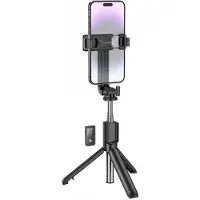 Borofone Selfie Stick BY11 met Statief & Bluetooth Afstandsbediening