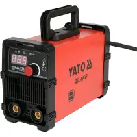 YATO ArcMate 125E Inverter Lasapparaat YT-81380 – 110A – MMA / Elektrode – Slechts 2 kg – Geavanceerde RICHIP Microprocessor – Inclusief Elektrodehouder & Massakabel