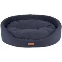 Amiplay Montana Hondenmand Ovaal Klein Zwart 46x38x13cm