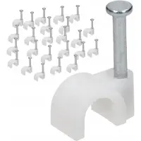 ORNO Kabelklemmen Rond 12mm met Spijker 100 Stuks