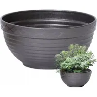 Prosperplast 5.5l Misa Collection 34x34x13.6 Cm Flowerpot Zilver