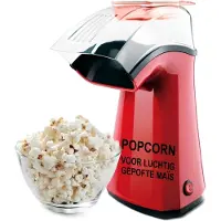 Vali Popcorn Machine - Popcorn Maker - Popcornmaker - Rood - 24cm x 22cm x 14cm