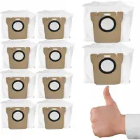 AreoSe - Stofzuigerzakken voor Dreame L10S Ultra L10 L20, Xiaomi Vacuum X10 X10+ X20+ - 10 stuks