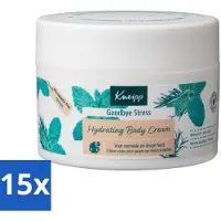 Kneipp 15 x - Body crème - Goodbye Stress - Watermunt & Rozemarijn - 200 ml - Stressvermindering - Huidverzorging - Aromatherapie - Watermunt - Rozemarijn