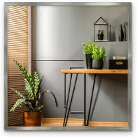 Tulup Minimalistische Wandspiegel - Moderne Decoratieve Spiegel - Spiegel 50x50 cm