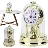 Dnntunk Tafelklok - Haardklok - Vintage Klokken - Woonkamerdecoratie - Lichtgewicht en Stevig - Kunststof - 11x16.8cm