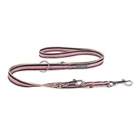 Amiplay Populaire 6-in-1 Verstelbare Hondensnoer S Zwart-Roze 100-200cm