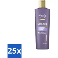 Andrélon 25 x – Shampoo – Pro Care – 250 ml - Haarversterken - Haarverdikken - Haaruitval Verminderen - Breuk Voorkomen - Ceramide Shampoo