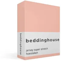 Beddinghouse katoenen hoeslaken (tot 40 cm) - nude | Maat: 180*200/220
