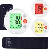 Lionelo Pulso – Bovenarm Bloeddrukmeter – 2,8” LCD Display – WHO Kleurindicator – Aritmie Detectie – 2 Gebruikers (2×120 Geheugen) – XL Manchet 22–42 cm – USB-C & Batterij