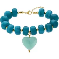 Lucardi Armband blauw / goud