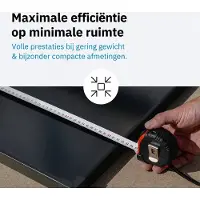 Ective zonnepaneel BSP black lightweight - Monokristallijn - lichtgewicht zonnepaneel voor camper/caravan - BSP Black Lightweight 200