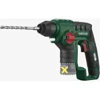 Parkside Accu-klopboor 12V zonder accu - Toerental: 0/900 tpm - Slagenergie: 1 joule - Slagfrequentie: 0/4800 spm - Inclusief 4 SDS-betonboren (4 mm / 5 mm / 6 mm / 8 mm)