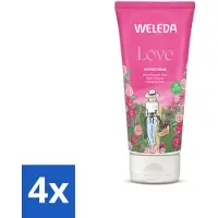 Weleda - Douchecrème Aroma Shower Love - 200 ml - Voordeelverpakking - 4 stuks