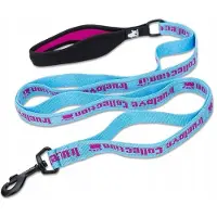 TrueLove Funky Hondenlijn Neopreen Roze Blauw - Maat M