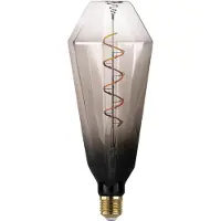 Eglo Ledfilamentlamp T100 - Smoke - D10cm - Dimbaar - Warm Wit - E27 - 4,3w
