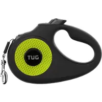 TUG 360° Knoopvrije Rollijn - Rollijn - 5 m Zwart Reflecterend Tot < 50kg Large