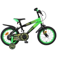 Volare Strike Kinderfiets - Jongens - 14 inch - Groen - Twee handremmen