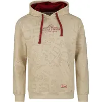 Harry Potter Trui met capuchon - Marauder's Map - S tot XXL - voor Mannen - zand | Maat S