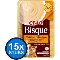 Ciao 15x Bisque puree cat chicken 40gr