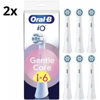 Oral-B Oral B iO Gentle Care Opzetborstels - Wit - 2 x 6 stuks