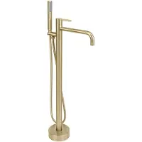 REA - Vloeren Badmengkraan Foster Brush Gold - 30,5 x 16 x 97,5 cm