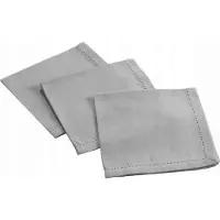 Douceur D`Interieur Wicotex-Servetten Charline 40x40cm Grijs Katoen