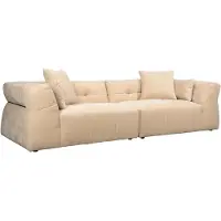 Dutchbone Bank Hodge 4,5-Seater Beige
