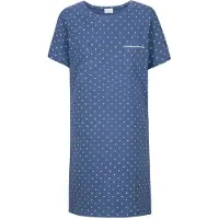 Mey Nachtjapon met korte mouwen Serie Polka Dreams Midnight Dust | Maat 44