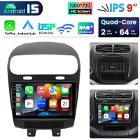 Hexinex HexinexMarket Autoradio Geschikt voor Dodge Journey/ Fiat Freemont 2012-2020 - Draadloos CarPlay, Android Auto, GPS Navi, multimediaspeler - 2GB+64GB