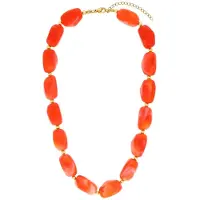 Lucardi Ketting goud / oranje