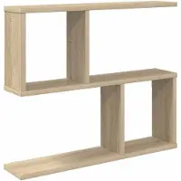 vidaXL Wandplank Sonoma Eiken 60 x 12 x 50,5 cm Bewerkt hout