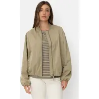 Camel active Gewatteerd bomberjack in oversized pasvorm - Maat womenswear-34 - Salie