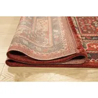 Muratap Artline sultan oosters vloerkleed vintage handgeknoopte wol look- 80x300 cm