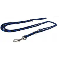 Champion Verstelbare Hondenlijn 2,5m/0,6cm Zwart Blauw