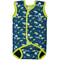 Splash About Baby Wrap Wetsuit, Turtle Tide, 0-6 maanden – Warm Neopreen Babyzwempak voor Baby's en Peuters
