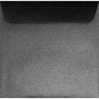 Netuno Metallic (parelmoer) zwarte enveloppen A5 - 170 x 170 mm - 25 stuks - HK zelfklevend met plakstrip - 125 gram - Sirio Pearl -