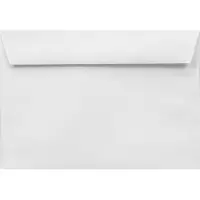 Netuno Gladde witte enveloppen A6 - 114 x 162 mm - 50 stuks - HK zelfklevend met plakstrip - 120 gram - Amber -
