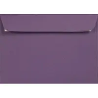 Netuno Gladde paarse enveloppen A6 - 114 x 162 mm - 25 stuks - HK zelfklevend met plakstrip - 120 gram - Kreative -