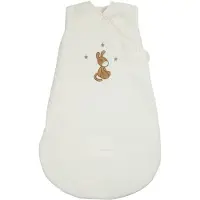 Nattou LouLou Baby Slaapzak 70 cm - Slaapzak in Velours - TOG 2,5 - Zachte Babyslaapzak - Ecru