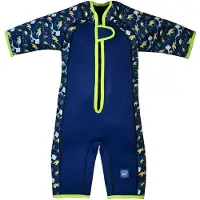 Splash About Kinder Shortie Wetsuit, Turtle Tide, 2-4 jaar– Neopreen Zwempak voor Zwembad en Strand
