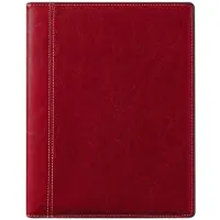 Brepols bureau agenda 2027 - TIMING [0.136] - PALERMO + ABC - Bureau agenda - 1 week op 2 pagina's - Weekoverzicht - Gespiraleerd - Rood - 17.1 x 22 cm
