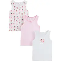 Next - Meisjes - Set van 3 hemdjes met print - Roze