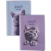 Brepols agenda 2027 - DELTA [0.834] - AMICI - Zakagenda - 1 week op 2 pagina's - Weekoverzicht - Gespiraleerd - Blauw - 8.1 x 12 cm/Klein formaat!!